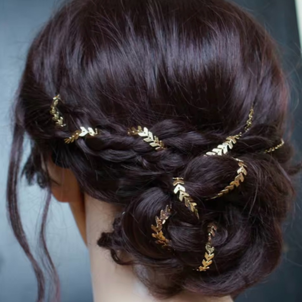 Braided Chain Tassels for hair Hair clip Chain Hairpin